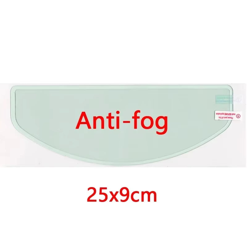 Universal Moto Helmet Anti-Fog Patch Film Winter Motorcycle Outdoor Anti-Fog Rainproof Film Racing Motorbike Accessories